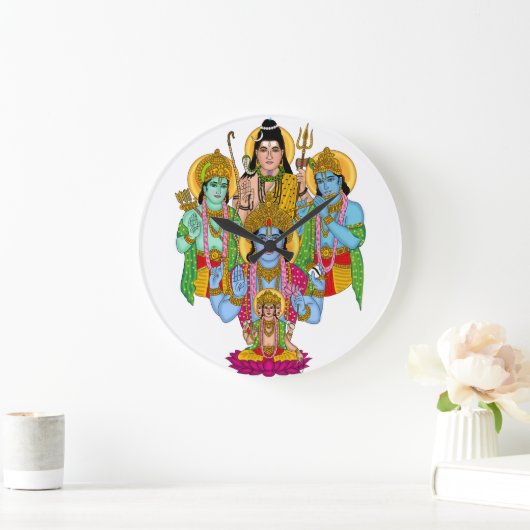 Hindu Gods Clock Grote Klok (Huis)