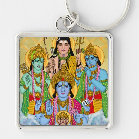 Hindu Gods Keychain (Voorkant)