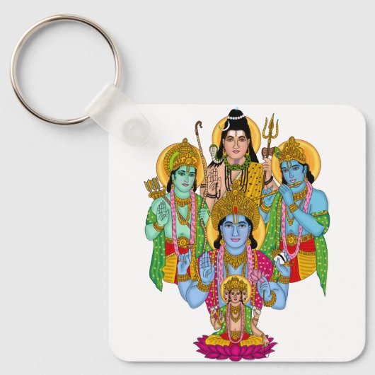Hindu Gods Keychain (Voorkant)