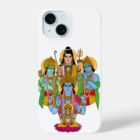 Hindu Gods Phone Cover (Achterkant)