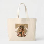 Hindu Hanuman Grote Tote Bag (Voorkant)