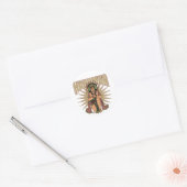 Hindu Hanuman Ronde Sticker (Envelop)