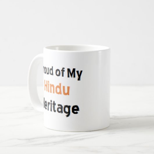 hindu heritage koffiemok (Voorkant links)