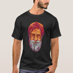 Hindu Hinduism India Portret Guru T-shirt
