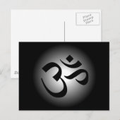 Hindu OM - Meditatiesymbool Briefkaart (Voorkant / Achterkant)