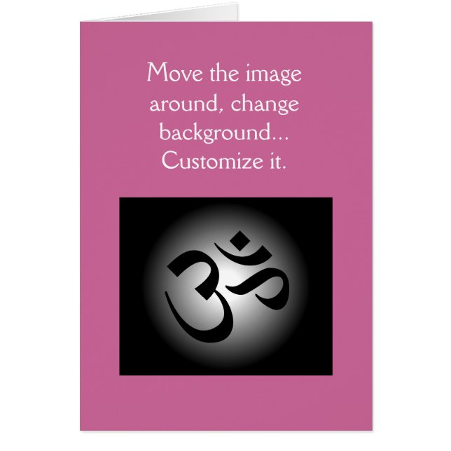 Hindu OM - Meditation Symbol (Voorkant)