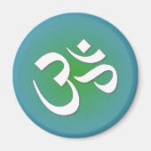Hindu OM - Meditation Symbol Magneet (Voorkant)