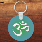 Hindu OM - Meditation Symbol Sleutelhanger (Voorkant)