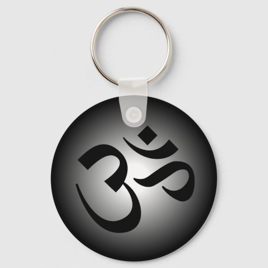 Hindu OM - Meditation Symbol Sleutelhanger (Voorkant)