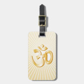 Hindu Om Symbol Bagagelabel (Voorkant verticaal)
