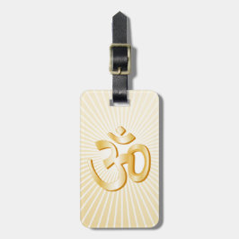 Hindu Om Symbol Bagagelabel