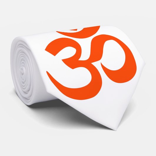 Hindu Om Symbol Stropdas (Opgerold)
