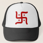 Hindu Swastika Trucker Pet (Voorkant)