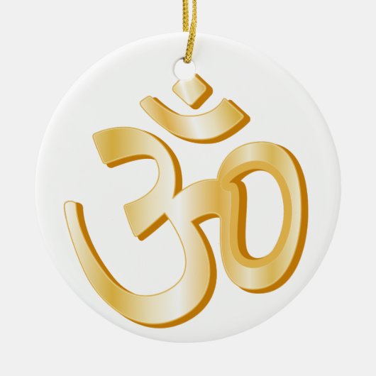 Hindu-symbool Keramisch Ornament (Voorkant)