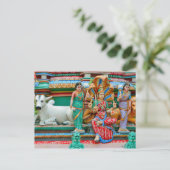 Hindu-tempeldecoratie Briefkaart (Staand voorkant)