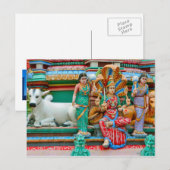 Hindu-tempeldecoratie Briefkaart (Voorkant / Achterkant)