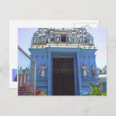 Hindu-tempelingang, Little India Briefkaart (Voorkant / Achterkant)