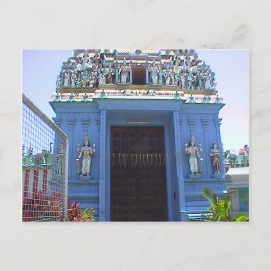 Hindu-tempelingang, Little India Briefkaart (Voorkant)