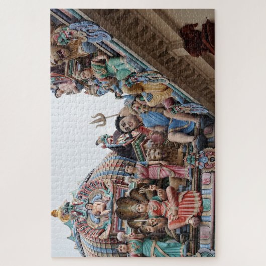hindu tempelpuzzel legpuzzel (Verticaal)