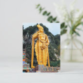 Hindu Temple Batu Caves Tourist Spot KL Briefkaart (Staand voorkant)