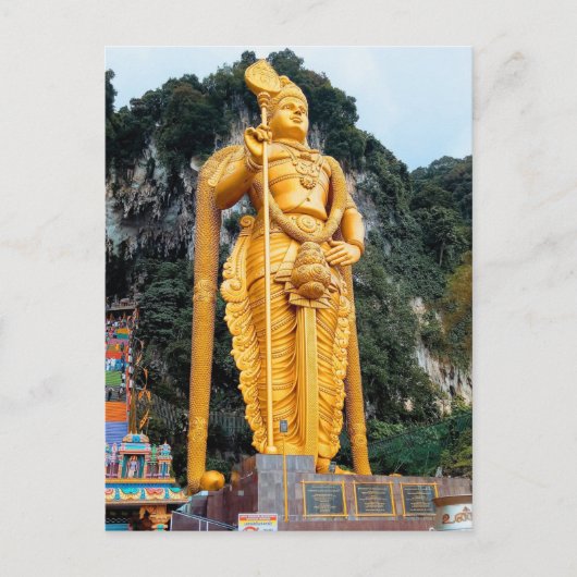 Hindu Temple Batu Caves Tourist Spot KL Briefkaart (Voorkant)
