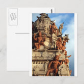 Hindu Temple gopuram Batu Caves Maleisië Briefkaart (Voorkant / Achterkant)