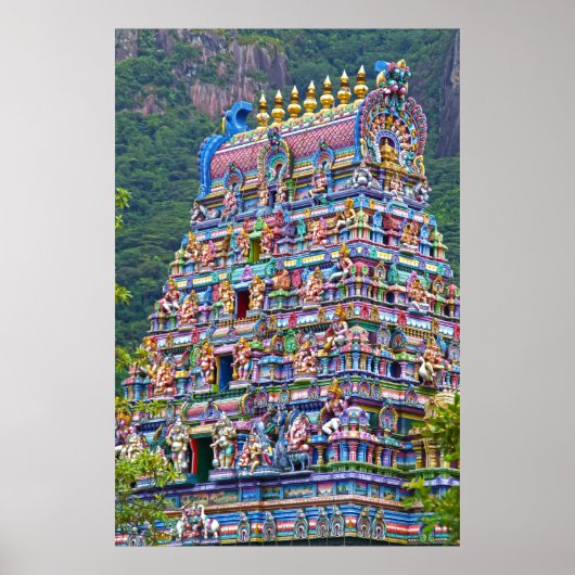 hindu temple-poster poster (Voorkant)