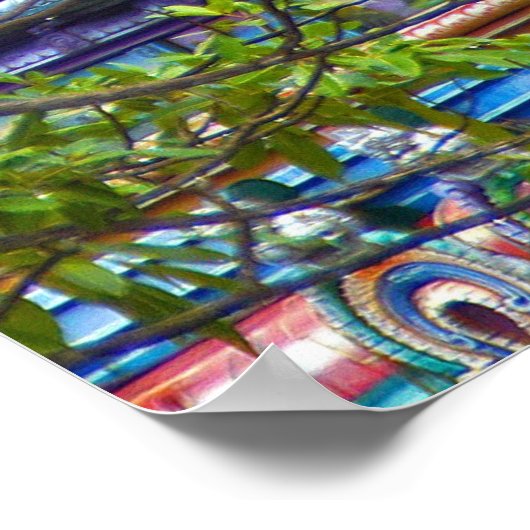 hindu temple-poster poster (Hoek)