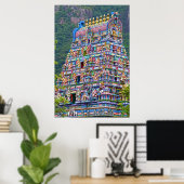 hindu temple-poster poster (Thuiskantoor)