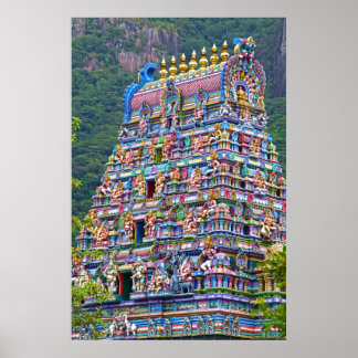 hindu temple-poster poster