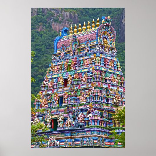 hindu temple-poster poster (Voorkant)