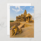 Hindu Temples in Khajuraho Briefkaart (Voorkant / Achterkant)