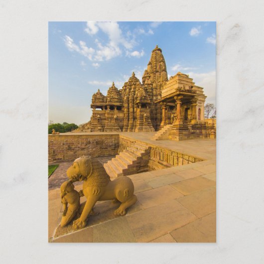 Hindu Temples in Khajuraho Briefkaart (Voorkant)
