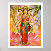 Hindu Three Goddesses Poster (Voorkant)