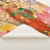 Hindu Three Goddesses Sherpa Deken (3/4)