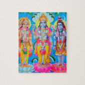 Hindu Trinity Brahma Vishnu Shiva Legpuzzel (Verticaal)