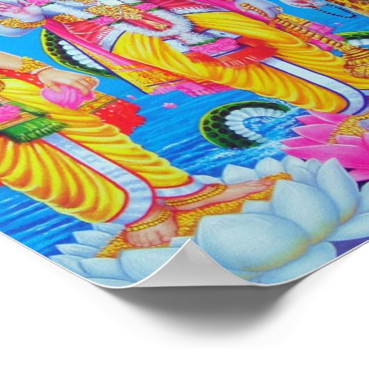 Hindu Trinity Brahma Vishnu Shiva Poster (Hoek)