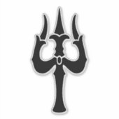 Hindu Trishula Sticker (Voorkant)