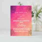 Hindu trouwkaart voor huwelijk kaart (Staand voorkant)