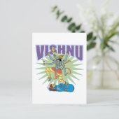 Hindu Vishnu Boar Briefkaart (Staand voorkant)
