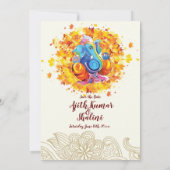 Hindu Wedding Invitation card (Achterkant)