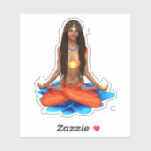 Hindu Yoga Vrede Namaste Sticker (Vel)