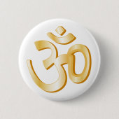 Hinduïsme symbool ronde button 5,7 cm (Voorkant)