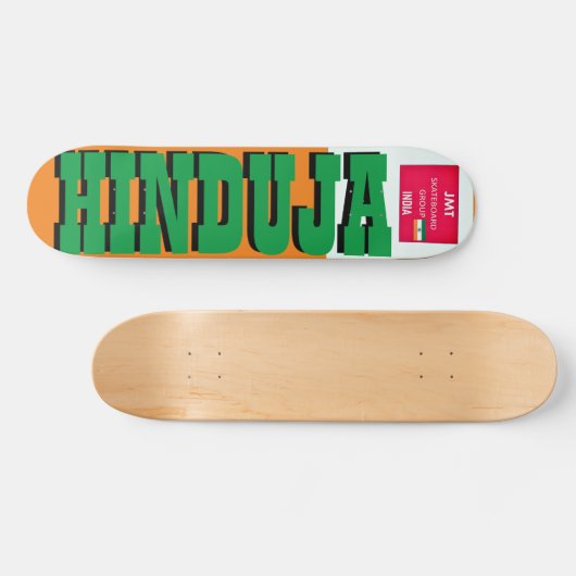 HINDUJA JMT INDIA 7 3/4-inch skateboard Deck (Horizontaal)