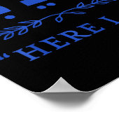 Hineni Here I Am Send Me Christians Hebrew Words  Poster (Hoek)