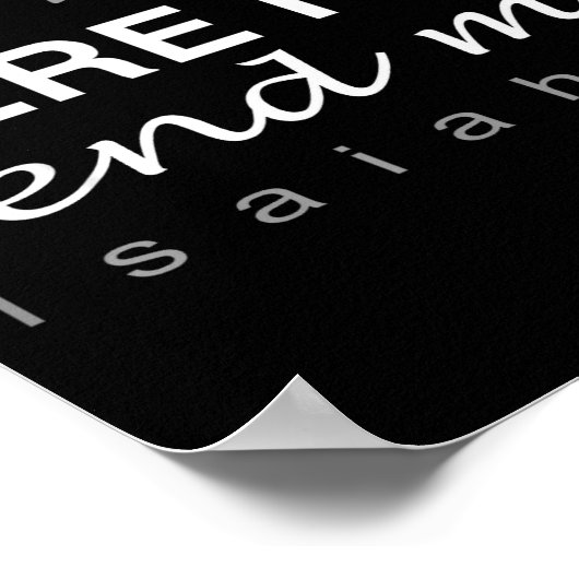 Hineni Here I Am Send Me Christians Hebrew Words  Poster (Hoek)