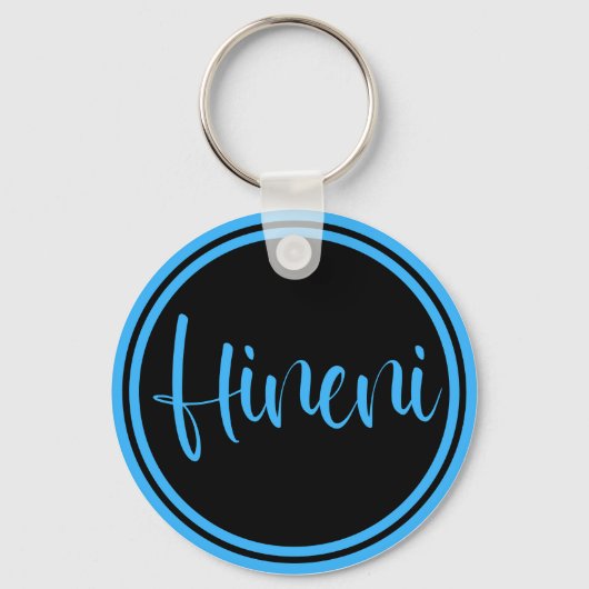 Hineni - Hier ben ik Sleutelhanger (Voorkant)