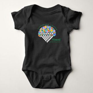 Hineni Learning Center Baby Body - Zwart Romper