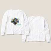 Hineni Learning Center Kids' Long-Sleeve White (Voorkant /achterkant)