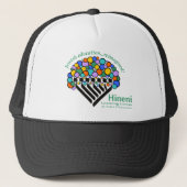Hineni Learning Center Trucker Hat Pet (Voorkant)